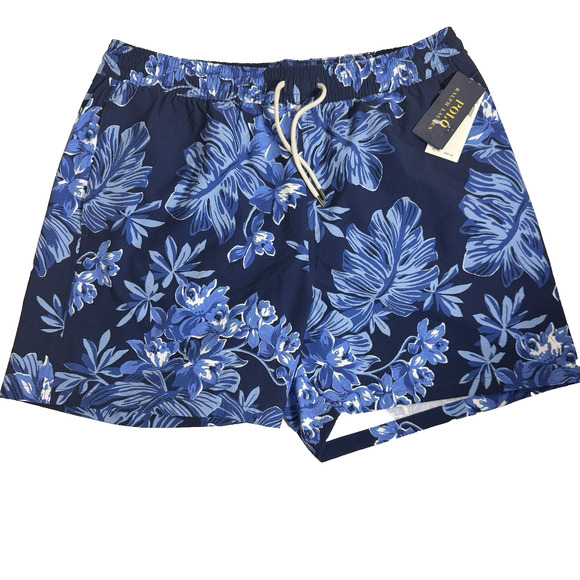 Polo Ralph Lauren Men's XL Blue Multi Colors Polo Swim Trunks - Picture 1 of 9